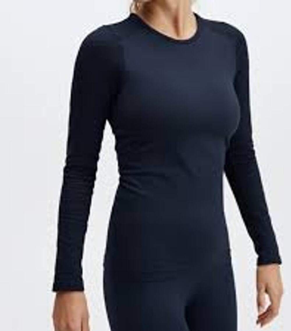 Fabletics Sync Long-Sleeve II Womens Size Large 10 Thunder Navy
